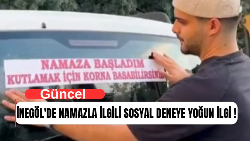 İnegöl’de İlginç Sosyal Deney !