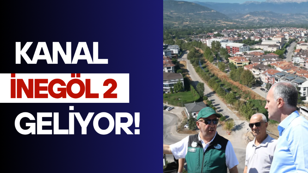 Kanal İnegöl-2 Mahmudiye Mahallesinde Hayat Buluyor