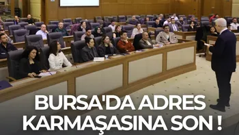 BURSA’DA ADRES KARMAŞASINA SON