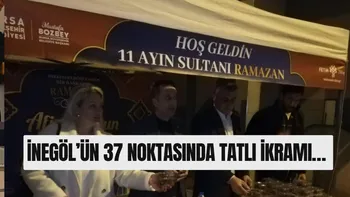 Bursa Büyükşehir Belediyesi İnegöl’de 37 noktada tatlı dağıtımı yapacak