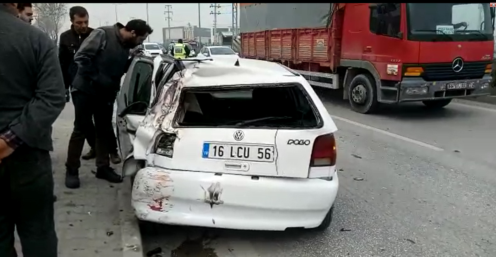 Bursa - Ankara Karayolunda Feci Kaza