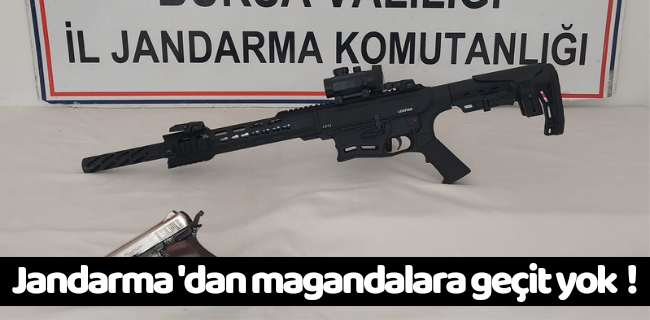 Jandarma Magandaları Yakaladı