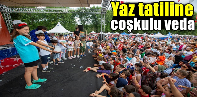 Yaz tatiline coşkulu veda