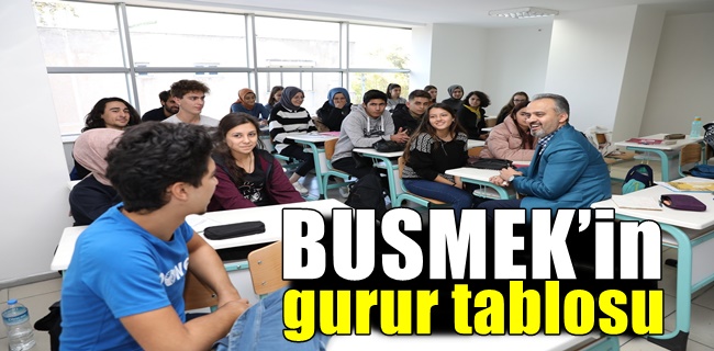 BUSMEK’in gurur tablosu