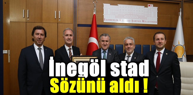 İnegölspor yeni stadyumuna kavuşuyor!