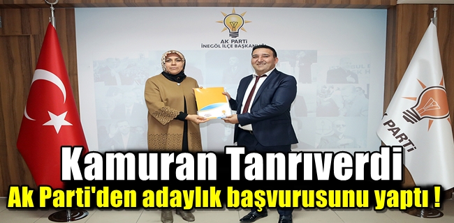 Kamuran Tanrıverdi adaylık başvurusunu yaptı !