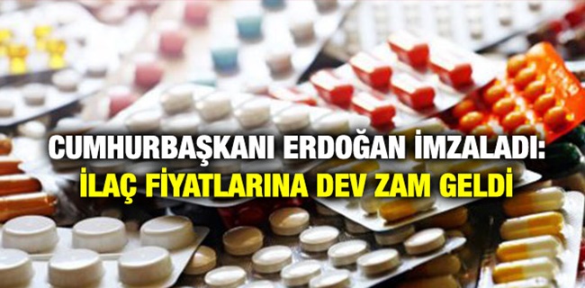 İlaç fiyatlarına dev zam geldi