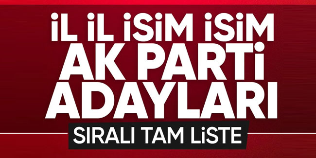Türkiye yerel seçime gidiyor! AK Parti