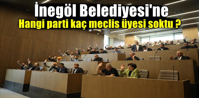 Hangi partinin kaç meclis üyesi oldu ?